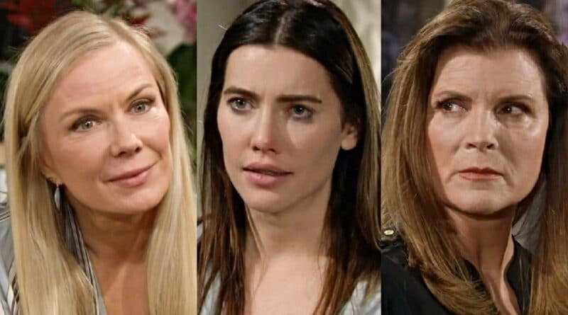  Bold and the Beautiful Spoilers: Steffy Forrester (Jacqueline MacInnes Wood) - Brooke Logan (Katherine Kelly Lang) - Sheila Carter (Kimberlin Brown)