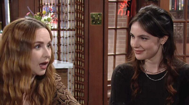   Spoilers de Young and the Restless: Tessa Porter (Cait Fairbanks) - Mariah Copeland (Camryn Grimes)